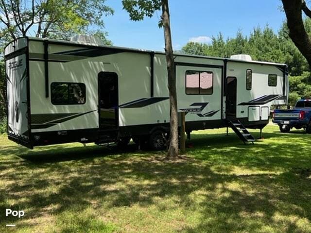 2023 Forest River Vengeance Rogue Armored 383G2 - Used Toy Hauler For Sale by Pop RVs in Wautoma, Wisconsin