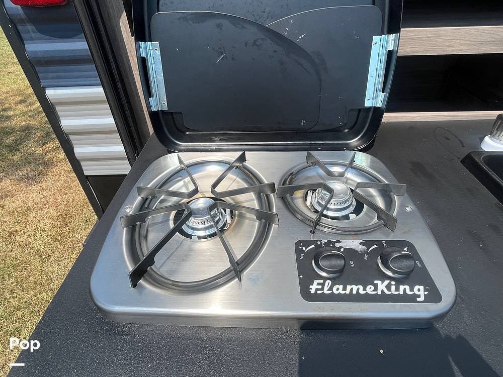 Flame King 2-Burner Drop-In RV Cooktop Stove, Includes Cover