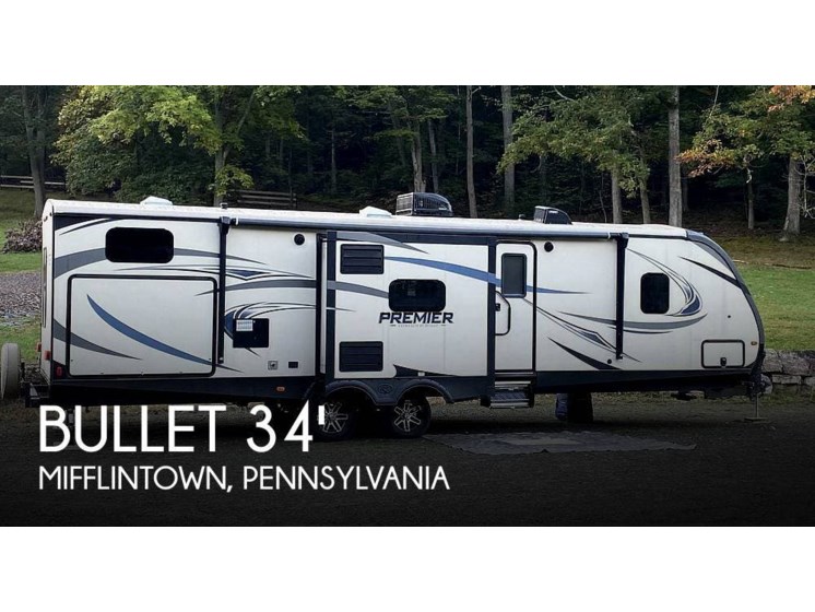 Used 2018 Keystone Bullet Premier 34BHPR available in Mifflintown, Pennsylvania