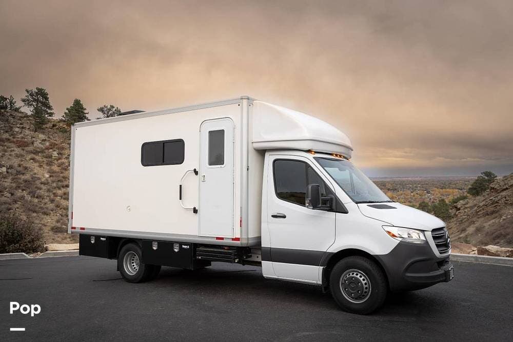 2019 Mercedes-Benz Sprinter 3500 - Used Conversion Van For Sale by Pop RVs in Fort Collins, Colorado features Air Conditioning