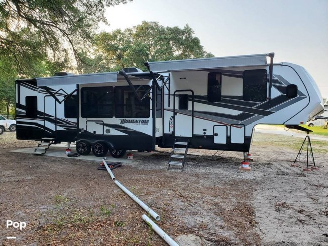 2021 Grand Design Momentum 395MS - Used Toy Hauler For Sale by Pop RVs in Thonotosassa, Florida