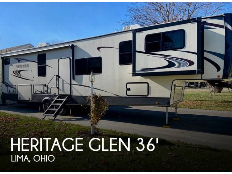 Used 2021 Forest River Heritage Glen ELITE 36FL available in Lima, Ohio