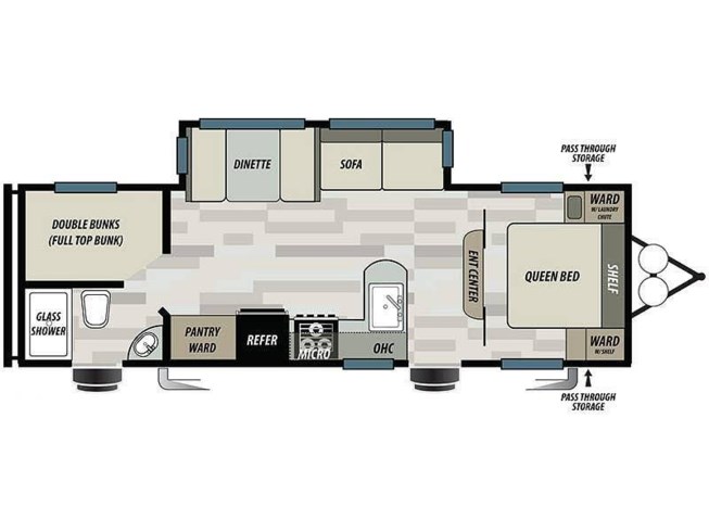 2018 Forest River Sonoma 270BHS - Used Travel Trailer For Sale by Pop RVs in Hartselle, Alabama