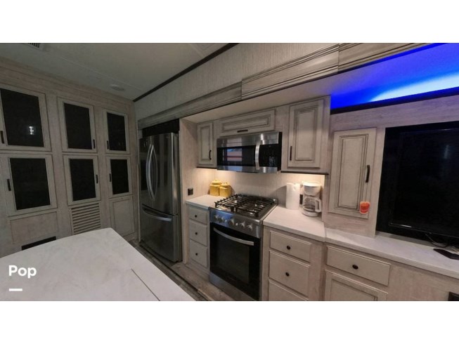 2022 Forest River Sandpiper 401FLX - Used Travel Trailer For Sale by Pop RVs in Fort Meade, Florida