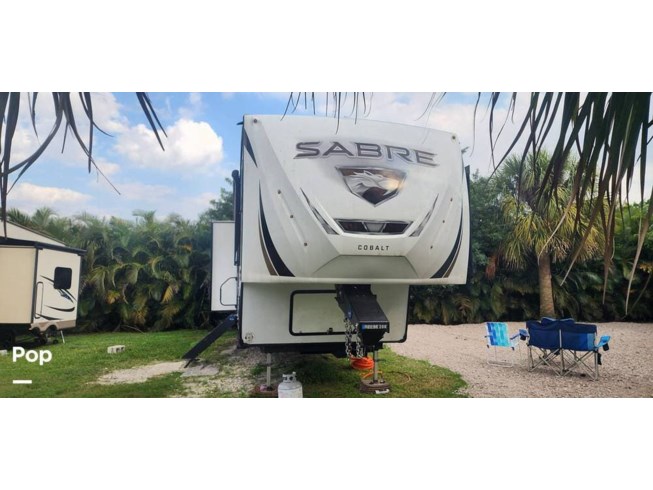 2022 Forest River Sabre Cobalt 38DBQ - Used Fifth Wheel For Sale by Pop RVs in Wellington, Florida