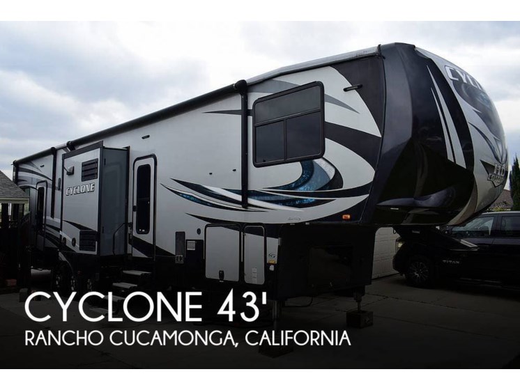 Used 2017 Heartland Cyclone 4113 (Toy Hauler~ 13&#39; Garage) available in Rancho Cucamonga, California