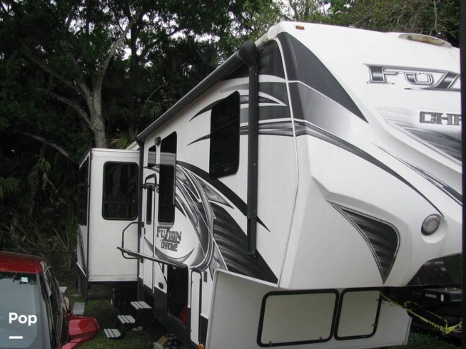 2014 Keystone Fuzion Chrome 401 - Used Toy Hauler For Sale by Pop RVs in Edgewater, Florida