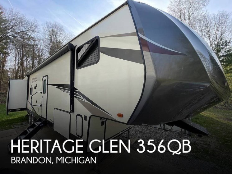 Used 2018 Forest River Heritage Glen 356QB available in Brandon, Michigan