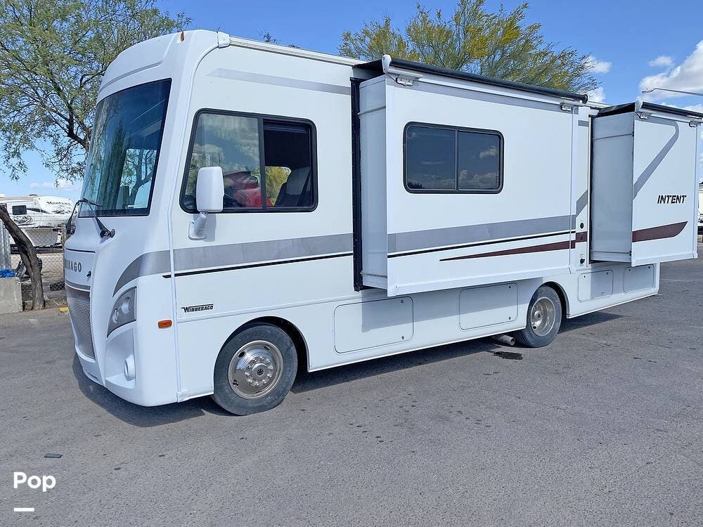 2018 Winnebago Intent 26M - Used Class A For Sale by Pop RVs in Tucson, Arizona features Generator, Air Conditioning, Leveling Jacks, Slideout, Awning