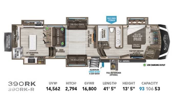 Used 2021 Grand Design Solitude 390RK available in Newport, Washington