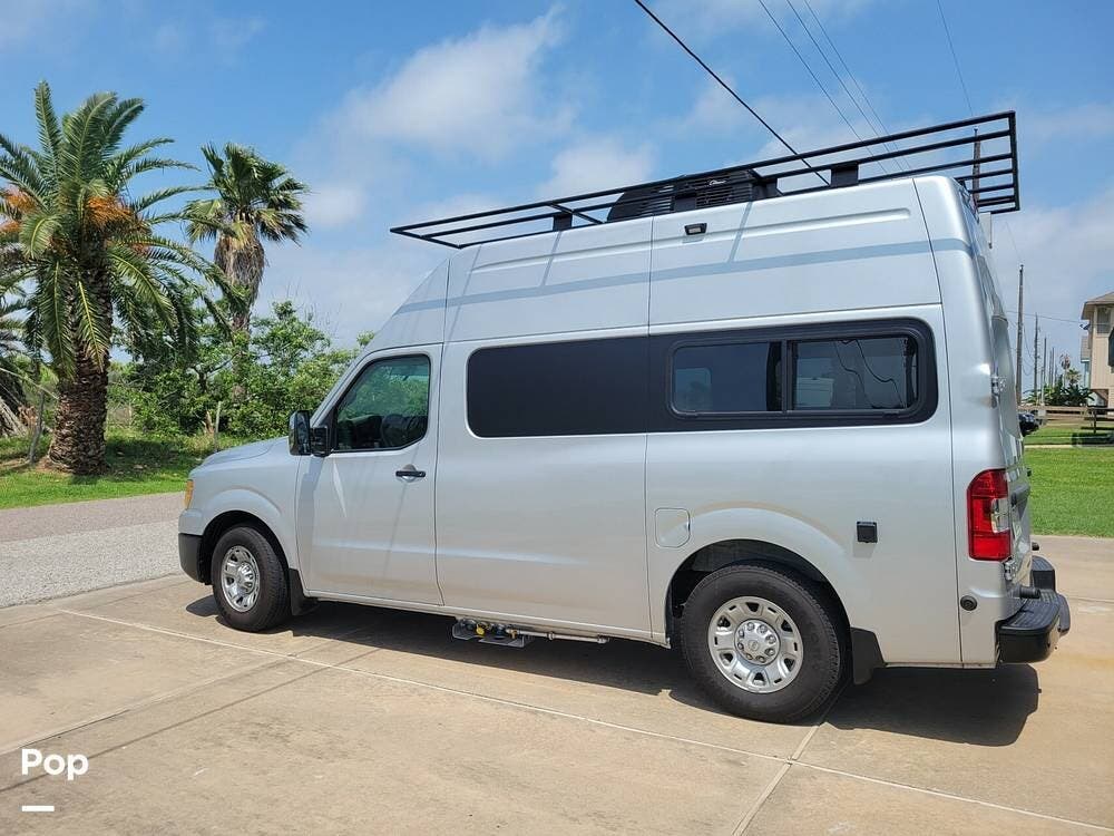 2021 Nissan 4X4 NV 3500 HR SV V8 - Used Conversion Van For Sale by Pop RVs in Galveston, Texas features Awning, Air Conditioning