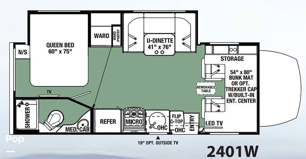 2019 Forester MBS 2401W by Forest River from Pop RVs in Vista, California