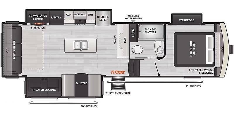 2023 Arcadia 332SLRL by Keystone from Pop RVs in Schwenksville, Pennsylvania