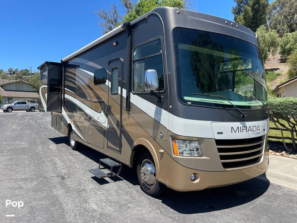 2017 Coachmen Mirada 31FW - Used Class A For Sale by Pop RVs in Santee, California features Air Conditioning, Generator, Slideout