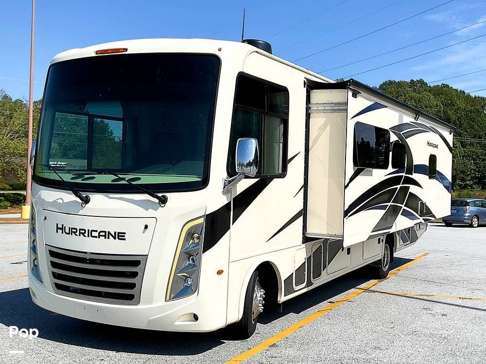 2022 Thor Motor Coach Hurricane 29M - Used Class A For Sale by Pop RVs in Clover, South Carolina features Air Conditioning, Generator, Awning, Slideout, Leveling Jacks
