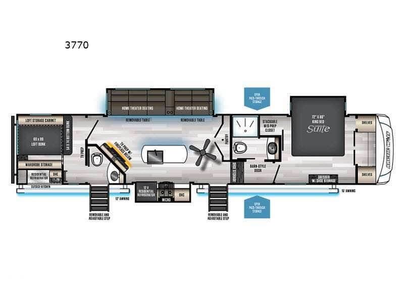 2021 Arctic Wolf 3770SUITE by Cherokee from Pop RVs in Gilmer, Texas