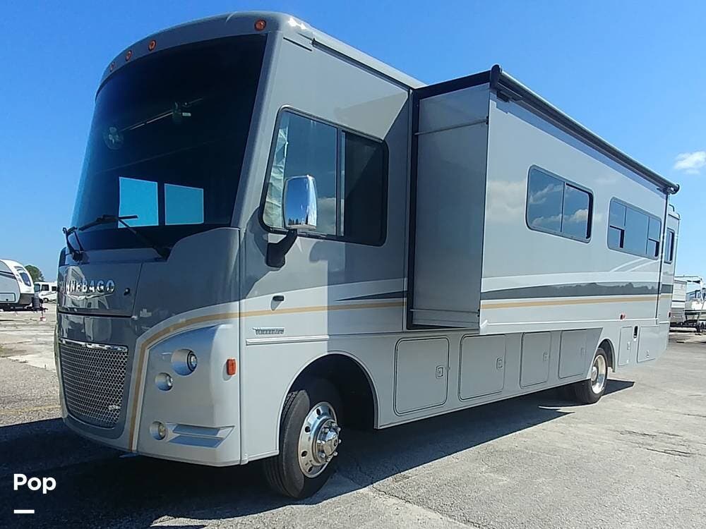 2022 Winnebago Adventurer 35F - Used Class A For Sale by Pop RVs in Jacksonville, Florida features Generator, Leveling Jacks, Air Conditioning, Slideout