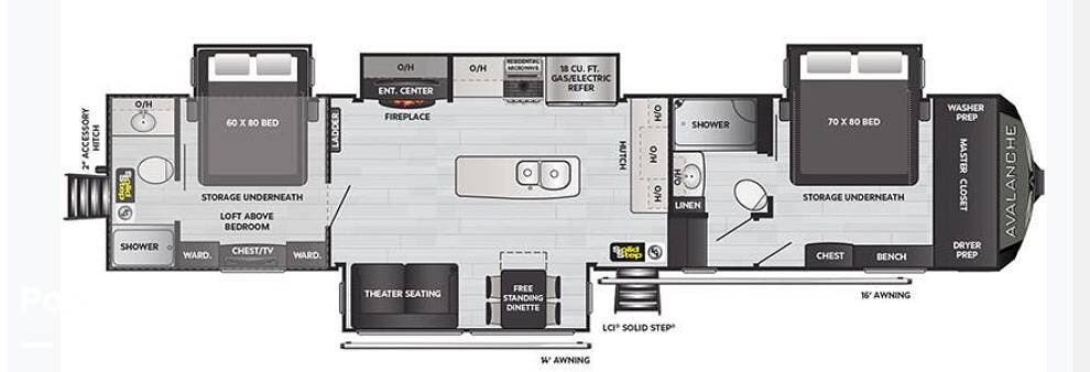 Used 2022 Keystone Avalanche 390DS available in Orting, Washington