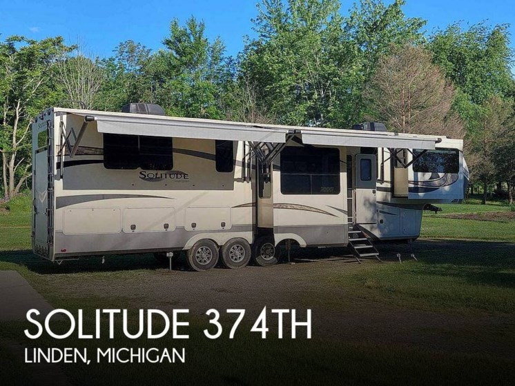 Used 2018 Grand Design Solitude 374TH available in Linden, Michigan