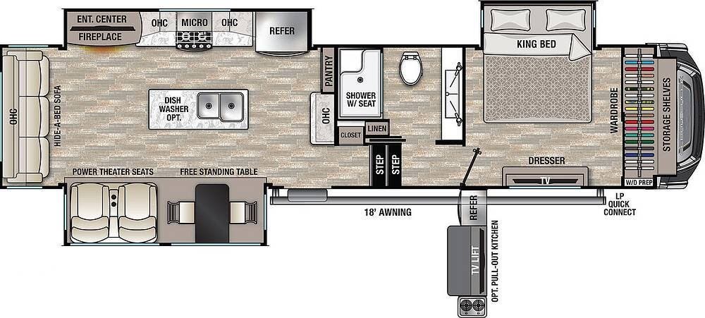 Used 2021 Forest River Cedar Creek 345IK available in Cleveland, South Carolina