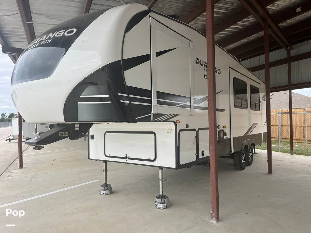 2021 K-Z Durango D286BHD - Used Fifth Wheel For Sale by Pop RVs in Katy, Texas features Slideout, Air Conditioning, Leveling Jacks, Awning