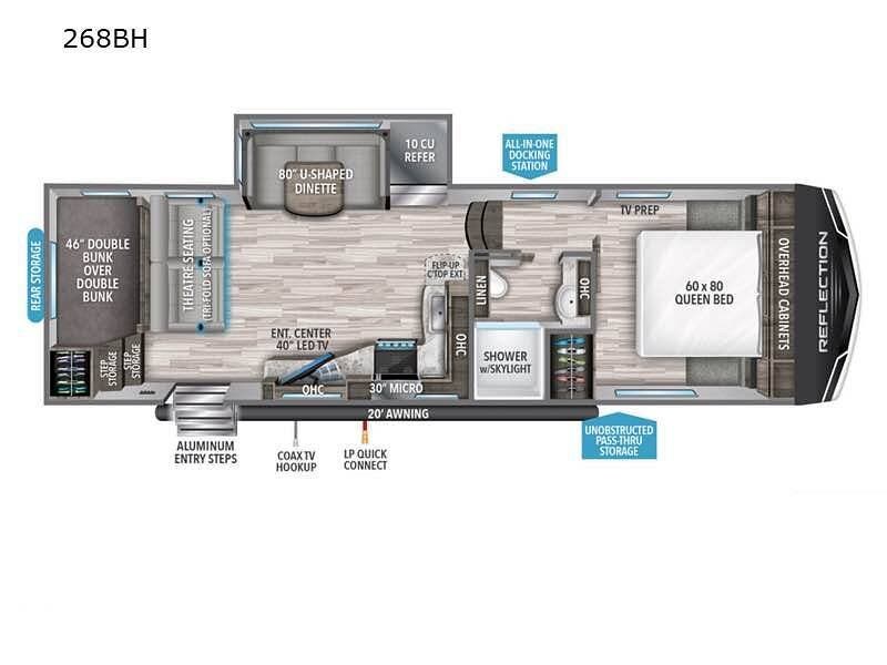 2022 Reflection 268BH by Forest River from Pop RVs in North Ridgeville, Ohio