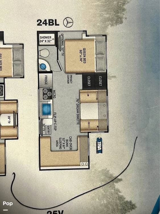 2020 Chateau 24BL by Thor Motor Coach from Pop RVs in North Kingstown, Rhode Island