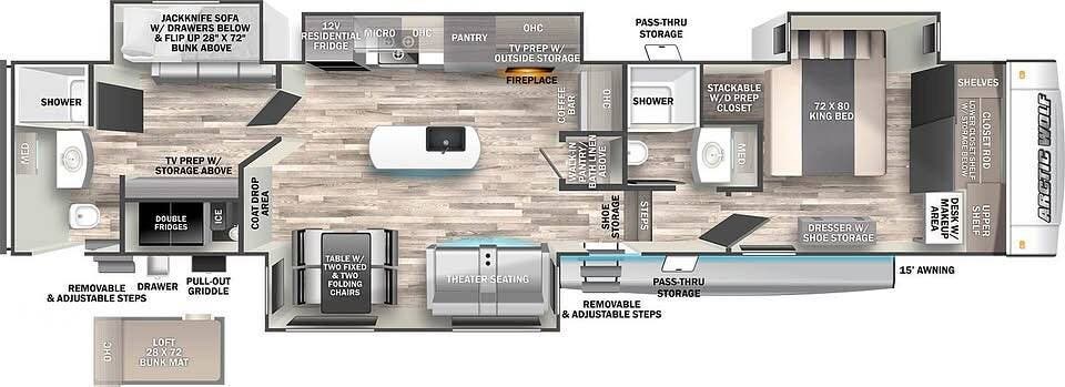 2023 Arctic Wolf 3810SUITE by Cherokee from Pop RVs in Bellevue, Nebraska