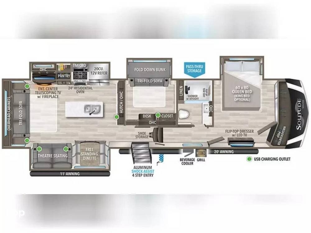 2025 Solitude 378MBS by Grand Design from Pop RVs in Battle Ground, Washington