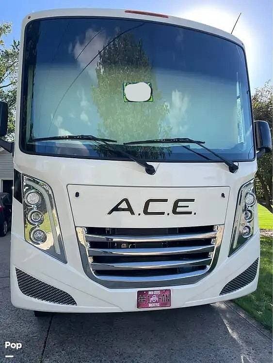 2023 Thor Motor Coach A.C.E. 30C - Used Class A For Sale by Pop RVs in Fredericktown, Ohio features Air Conditioning, Slideout, Awning, Leveling Jacks, Generator