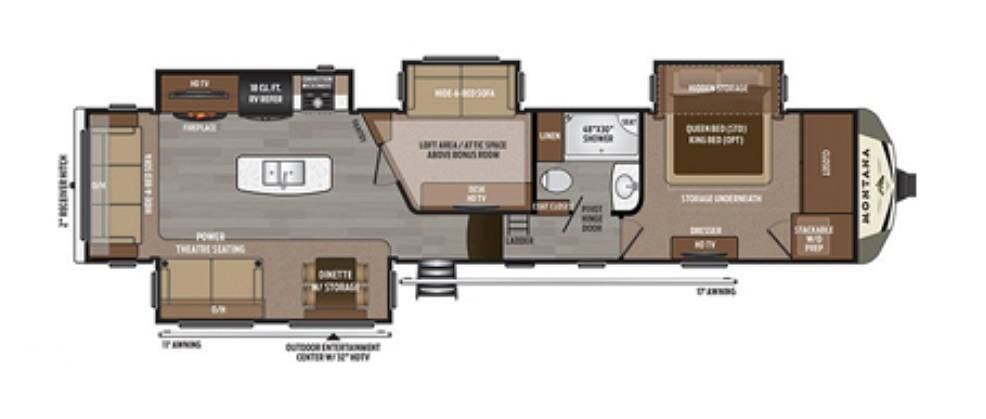 2017 Montana 3950BR by Keystone from Pop RVs in Wauchula, Florida