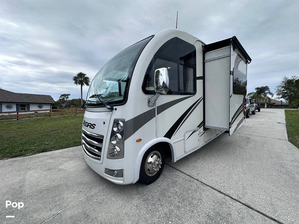 2022 Thor Motor Coach Vegas 24.1 - Used Class A For Sale by Pop RVs in Weeki Wachee, Florida features Awning, Air Conditioning, Generator, Leveling Jacks, Slideout