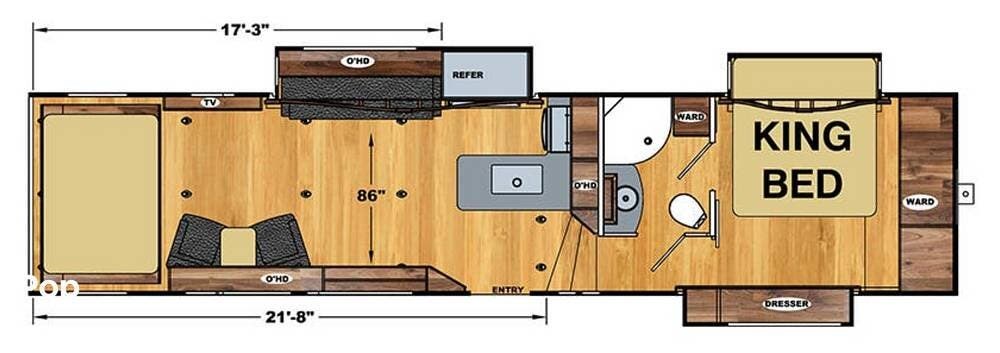 2020 Eclipse Attitude 3218MM Toy Hauler - Used Toy Hauler For Sale by Pop RVs in Apple Valley, California features Slideout, Generator, Air Conditioning, Leveling Jacks