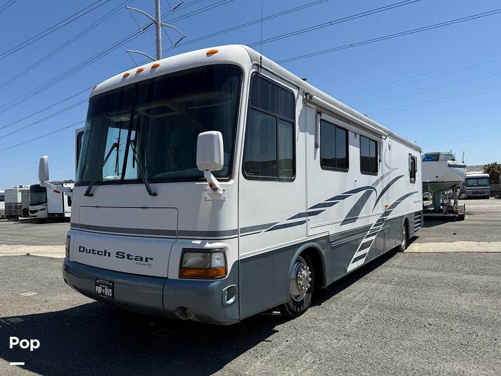 2000 Newmar Dutch Star 3851 - Used Diesel Pusher For Sale by Pop RVs in Chula Vista, California features Awning, Generator, Air Conditioning, Leveling Jacks, Slideout