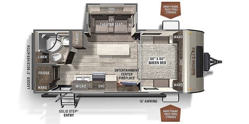 2021 Mini Lite 2205S by Rockwood from Pop RVs in Simpsonville, South Carolina