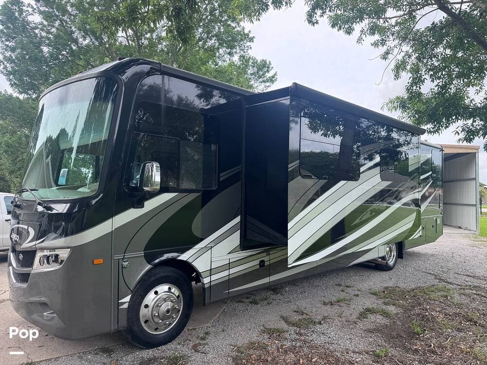 2019 Jayco Precept Prestige 36U - Used Class A For Sale by Pop RVs in Plaquemine, Louisiana features Slideout, Generator, Leveling Jacks, Awning, Air Conditioning
