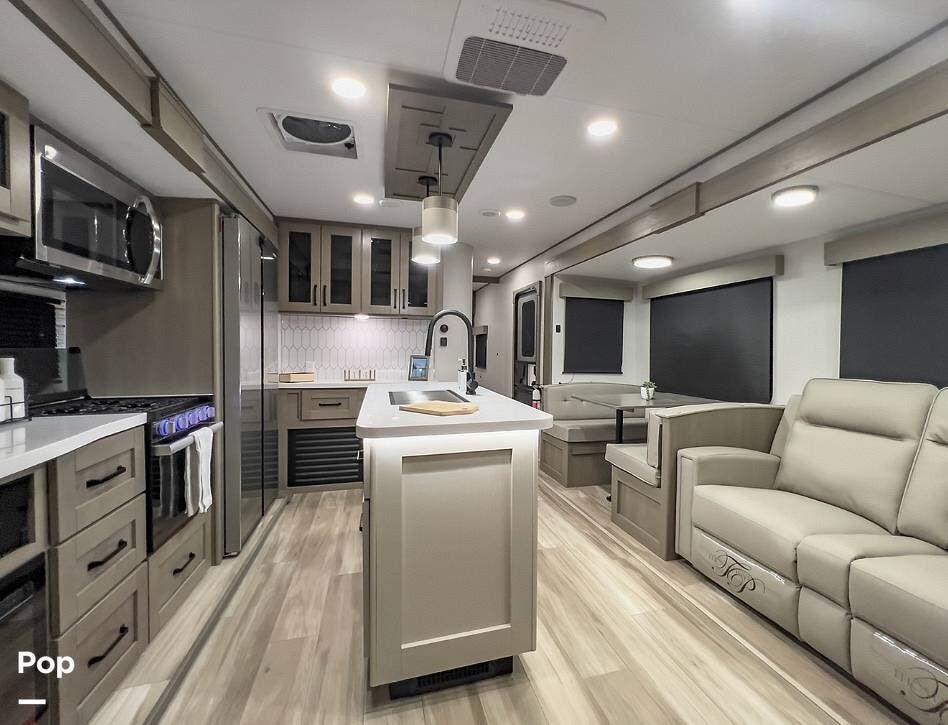 2021 Grand Design Reflection 312BHTS - Used Travel Trailer For Sale by Pop RVs in Elizabeth, Colorado features Slideout, Leveling Jacks, Air Conditioning, Awning