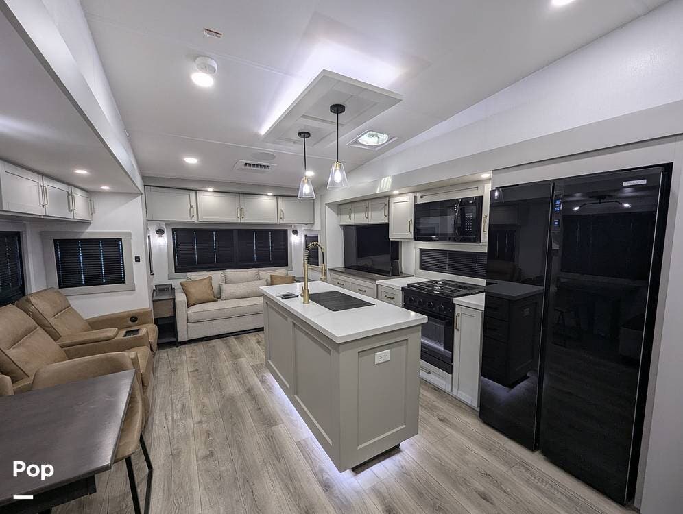 2024 Miscellaneous Brinkley Z3610 - Used Fifth Wheel For Sale by Pop RVs in Punta Gorda, Florida features Leveling Jacks, Slideout, Awning, Air Conditioning