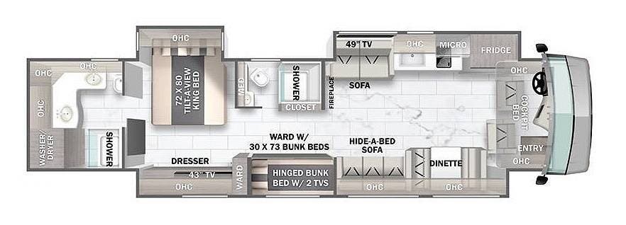 Used 2023 Forest River Berkshire XLT 45CA available in Hillsboro, Ohio