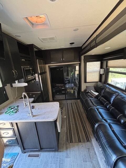 2018 Dutchmen Voltage V3005 - Used Toy Hauler For Sale by Pop RVs in Elk Grove, California features Air Conditioning, Generator, Slideout, Leveling Jacks, Awning