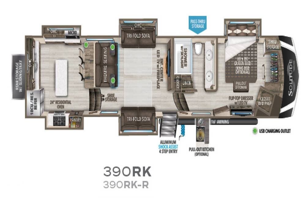 2021 Solitude 390RK-R by Grand Design from Pop RVs in Big Stone Gap, Virginia