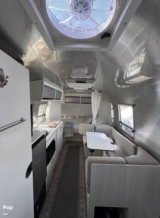 2021 Airstream Bambi 22FB - Used Travel Trailer For Sale by Pop RVs in Santa Rosa, California features Leveling Jacks, Air Conditioning, Awning