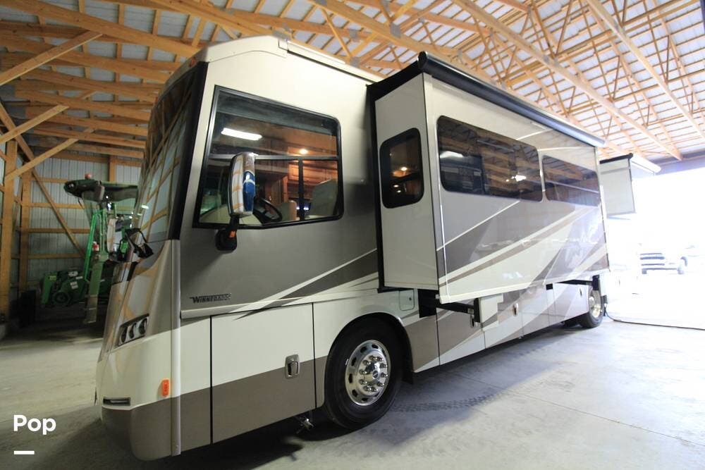 2015 Winnebago Journey 36M - Used Diesel Pusher For Sale by Pop RVs in Bloomingburg, Ohio features Air Conditioning, Awning, Slideout, Leveling Jacks, Generator