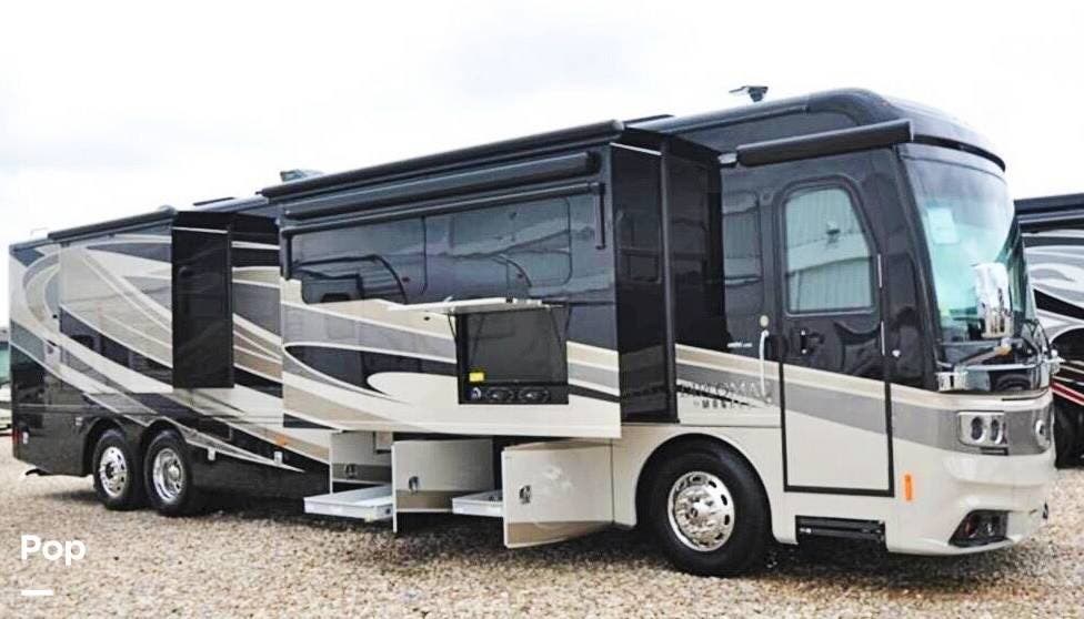 2017 Monaco RV Diplomat 43S - Used Diesel Pusher For Sale by Pop RVs in Denver, North Carolina features Slideout, Awning, Air Conditioning, Generator, Leveling Jacks