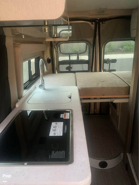 2023 Thor Motor Coach Rize 18A - Used Class B For Sale by Pop RVs in Rancho Cordova, California features Generator, Awning, Air Conditioning