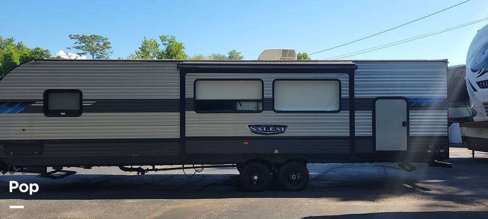 2022 Forest River Salem 29VBUD - Used Travel Trailer For Sale by Pop RVs in Oak Ridge, Tennessee features Air Conditioning, Slideout, Awning