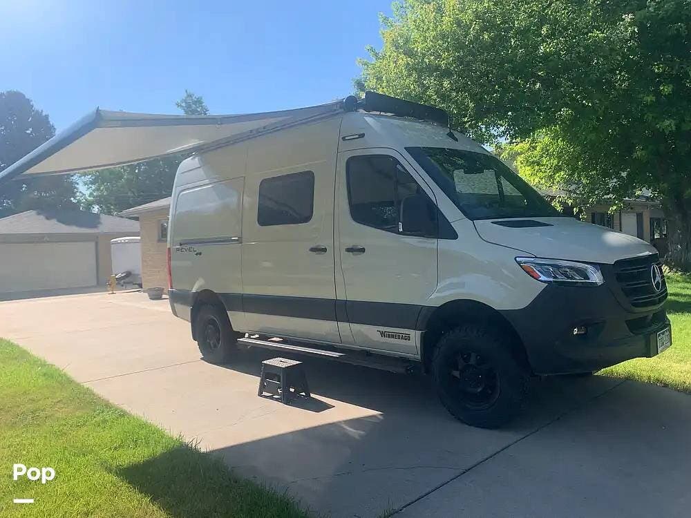 2023 Winnebago Revel 44E 4X4 - Used Class B For Sale by Pop RVs in Lakewood, Colorado features Air Conditioning, Awning