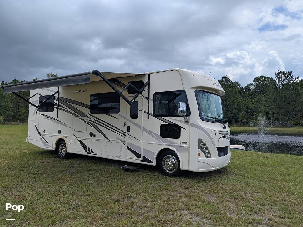 2018 Thor Motor Coach A.C.E. 30.4 - Used Class A For Sale by Pop RVs in Pierson, Florida features Awning, Slideout, Air Conditioning, Generator