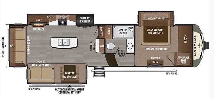 Used 2019 Keystone Montana 3120RL available in Spokane, Washington