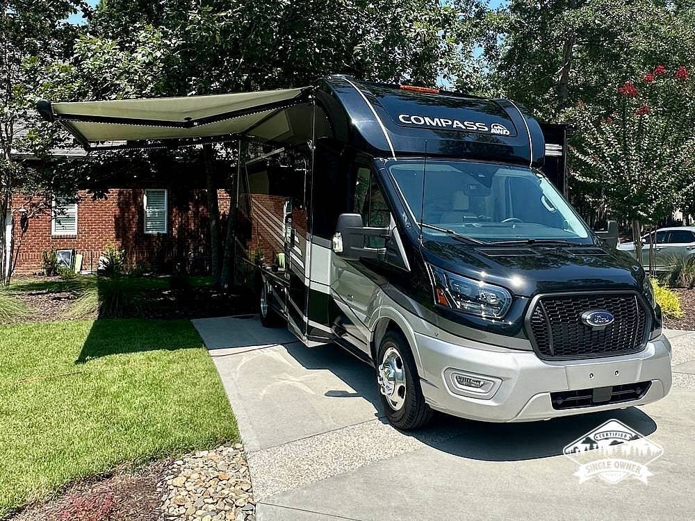 2024 Thor Motor Coach Compass 23TW - Used Class C For Sale by Pop RVs in Bolivia, North Carolina features Slideout, Generator, Air Conditioning, Awning